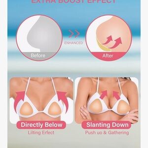 White Push-Up Bikini Top